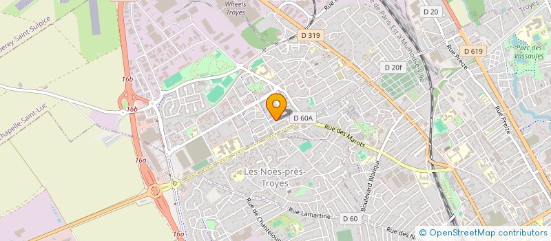 localisation de l'entreprise SCI INTER  LA CHAPELLE-SAINT-LUC