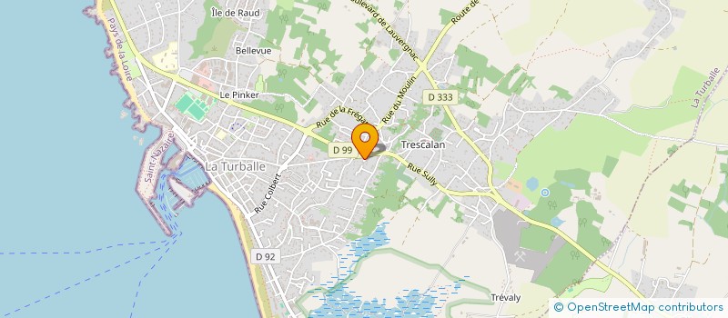 localisation de l'entreprise SCI INTER IMMO  LA TURBALLE