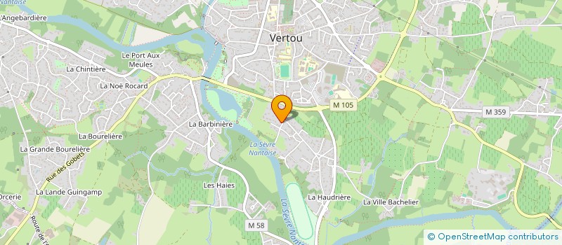 localisation de l'entreprise SCI INTER TERRA ET MARI  VERTOU