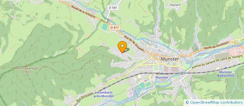 localisation de l'entreprise SCI INTERAUDIO  MUNSTER