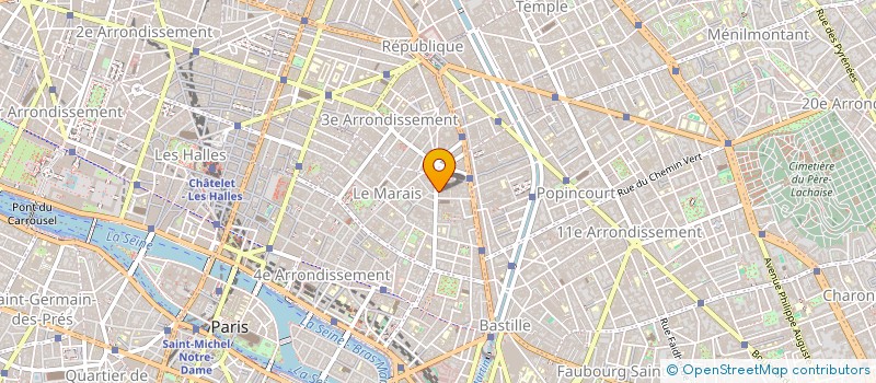 localisation de l'entreprise SCI INTERGALACTIC  PARIS