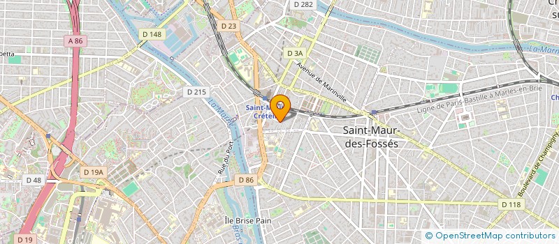 localisation de l'entreprise SCI INTERIMMO à SAINT-MAUR-DES-FOSSES