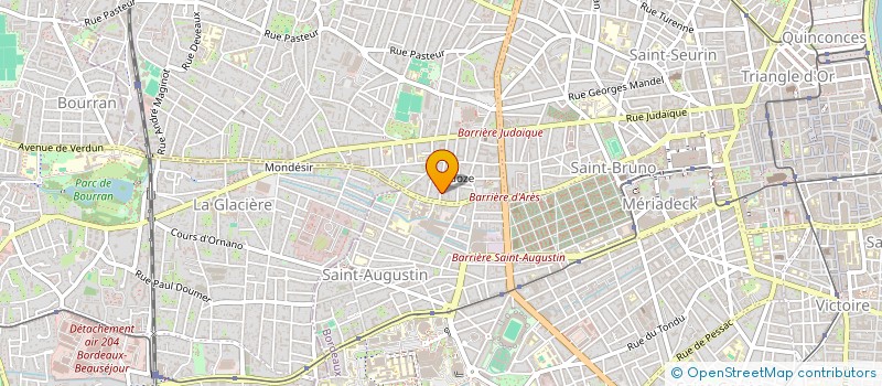 localisation de l'entreprise SCI INTERIOLOGY  BORDEAUX