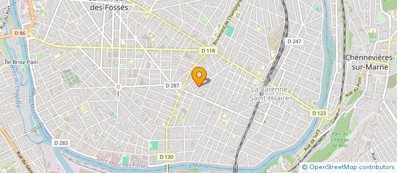 localisation de l'entreprise SCI INTERLUDE à SAINT-MAUR-DES-FOSSES