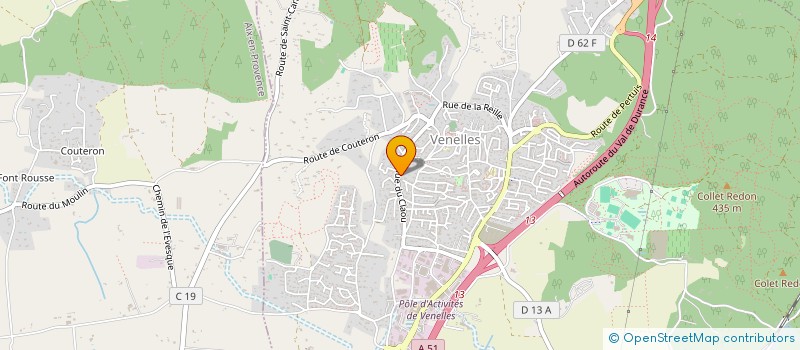 localisation de l'entreprise SCI INTERLUDE  VENELLES