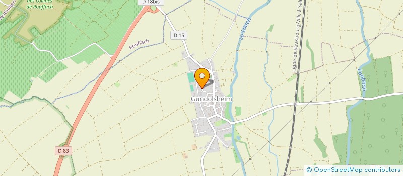 localisation de l'entreprise SCI INTEROPTIC  GUNDOLSHEIM