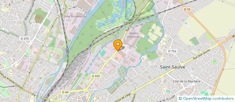 localisation de l'entreprise SCI INTERPROFESS COMPLEXE ALIMENT VALENC  VALENCIENNES