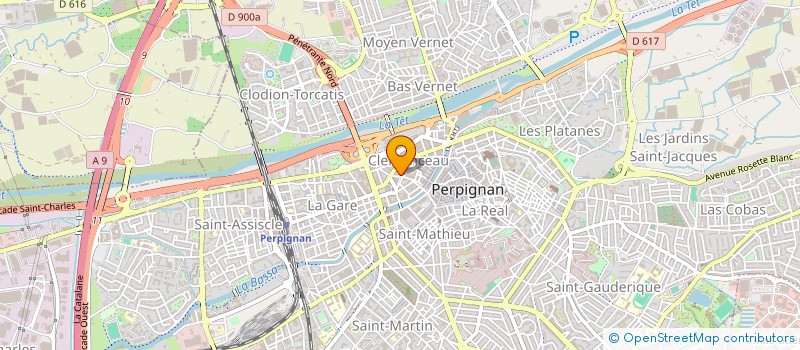localisation de l'entreprise SCI INTERPROFESSIONNELLE IMMOBILIER à PERPIGNAN
