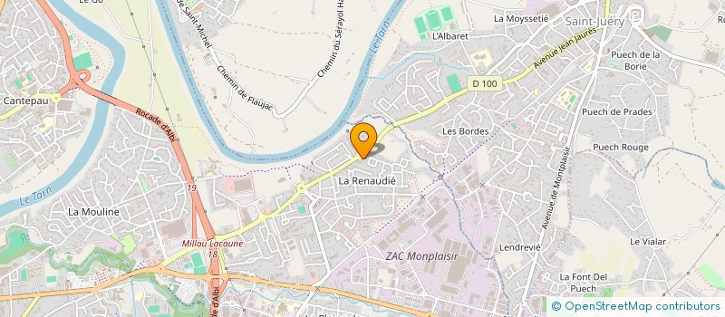 localisation de l'entreprise SCI INTERRENAUDIE à ALBI