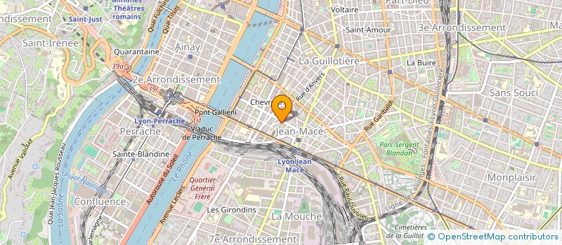 localisation de l'entreprise SCI INTERSTICE  LYON