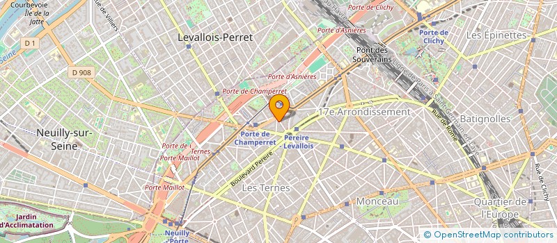 localisation de l'entreprise SCI INTERVEST SAINT-JORY  PARIS