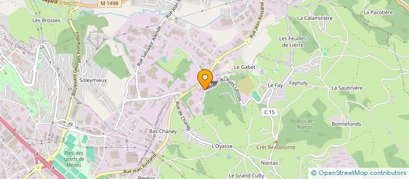 localisation de l'entreprise SCI INTEXCOS FRANCE  SAINT-JEAN-BONNEFONDS