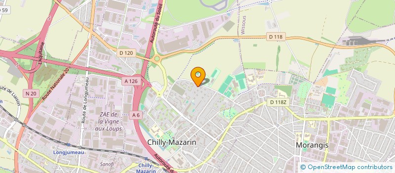 localisation de l'entreprise SCI INTI à CHILLY-MAZARIN