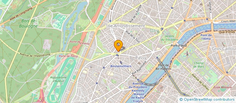 localisation de l'entreprise SCI INTI PARIS  PARIS