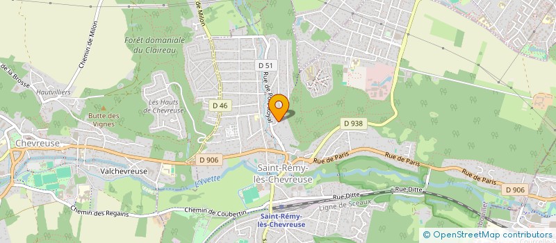 localisation de l'entreprise SCI INTI-YAKA  SAINT-REMY-LES-CHEVREUSE