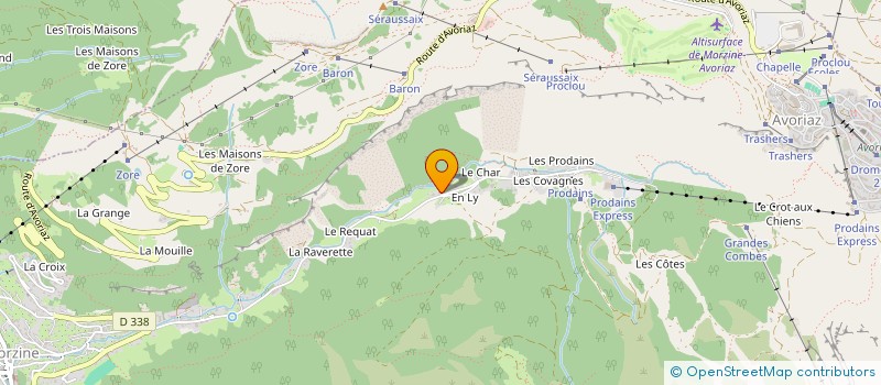 localisation de l'entreprise SCI INTILLE à MORZINE