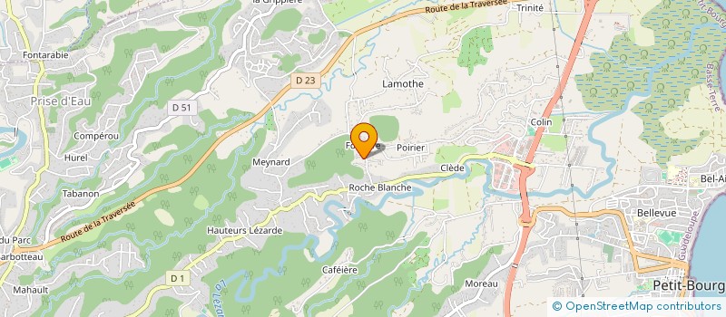 localisation de l'entreprise SCI INTORTUS à PETIT-BOURG