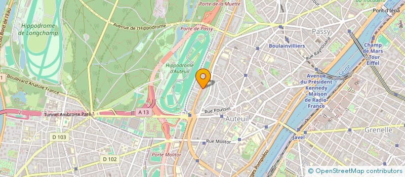 localisation de l'entreprise SCI INTRAMUROS  PARIS