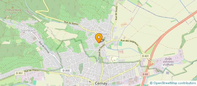 localisation de l'entreprise SCI INUKSHUK  WATTWILLER