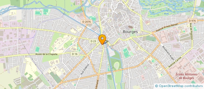 localisation de l'entreprise SCI INVEA  BOURGES