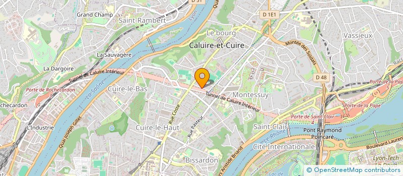 localisation de l'entreprise SCI INVES'TIM  CALUIRE-ET-CUIRE