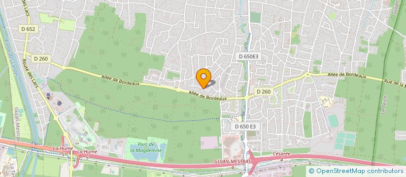 localisation de l'entreprise SCI INVESMART à GUJAN-MESTRAS