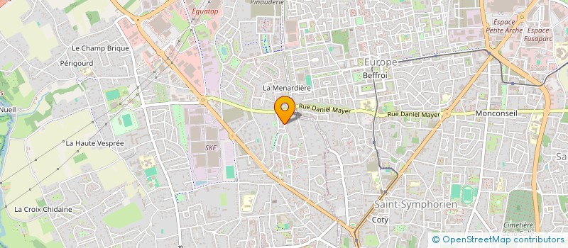 localisation de l'entreprise SCI INVEST. 37  SAINT-CYR-SUR-LOIRE