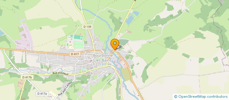 localisation de l'entreprise SCI INVEST à BOURBONNE-LES-BAINS
