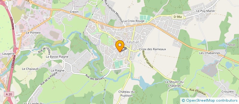 localisation de l'entreprise SCI INVEST à FEYTIAT
