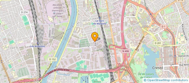localisation de l'entreprise SCI INVEST à ALFORTVILLE
