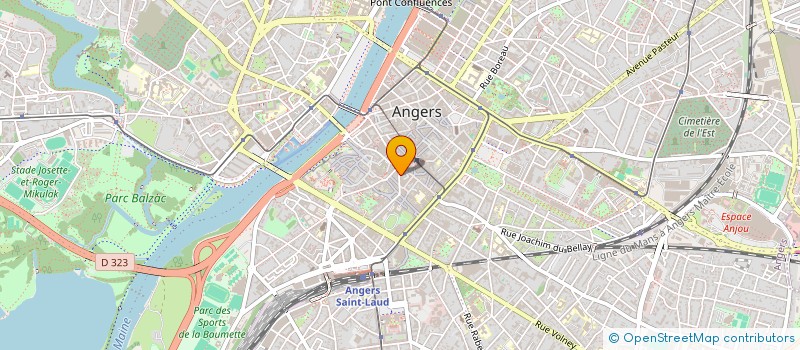 localisation de l'entreprise SCI INVEST à ANGERS