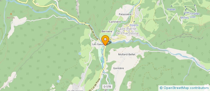 localisation de l'entreprise SCI INVEST  SAINT-PIERRE-DE-CHARTREUSE