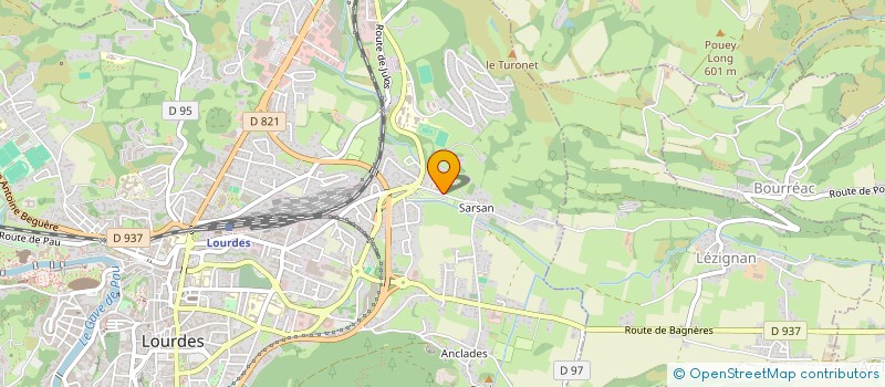 localisation de l'entreprise SCI INVEST  LOURDES