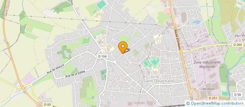 localisation de l'entreprise SCI INVEST  SAINT-DOULCHARD