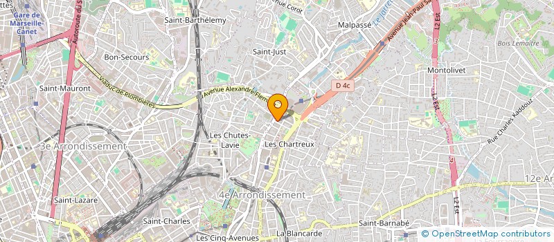 localisation de l'entreprise SCI INVEST ARSAS à MARSEILLE