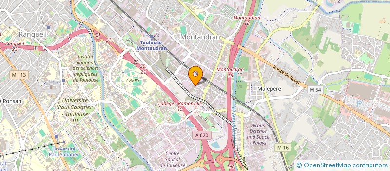 localisation de l'entreprise SCI INVEST BLANC à TOULOUSE