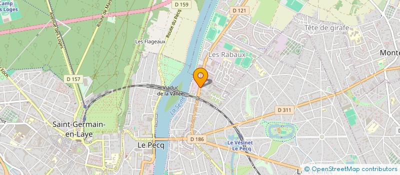 localisation de l'entreprise SCI INVEST CAPITAL  LE PECQ