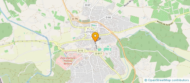 localisation de l'entreprise SCI INVEST'COM I  LAMBESC