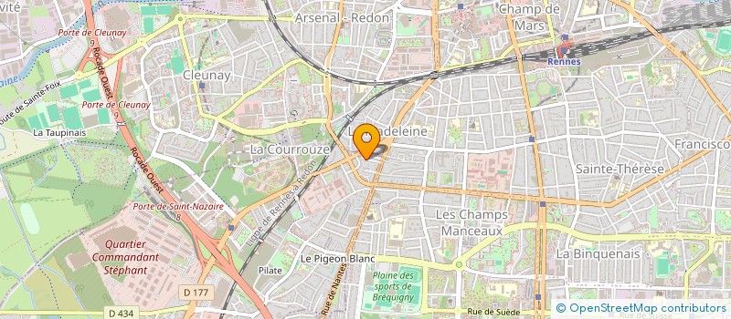 localisation de l'entreprise SCI INVEST DINARD  SAINT-JACQUES-DE-LA-LANDE