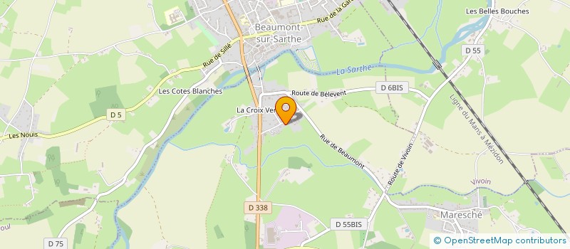 localisation de l'entreprise SCI INVEST HAT  MARESCHE