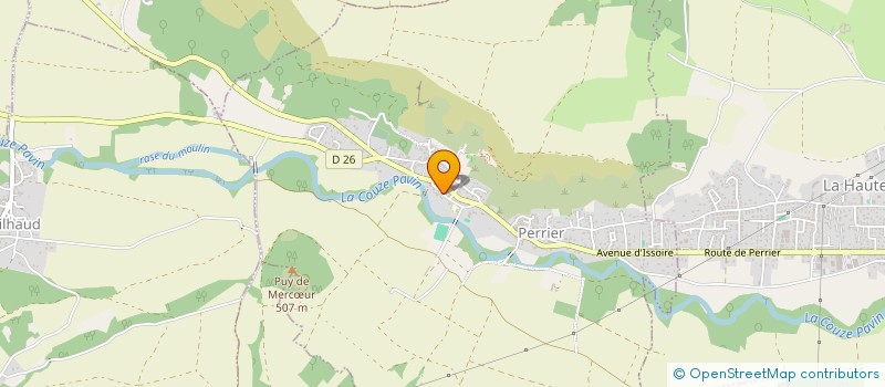 localisation de l'entreprise SCI INVEST HOLDING  LE BROC