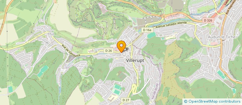 localisation de l'entreprise SCI INVEST IMMO 2  VILLERUPT