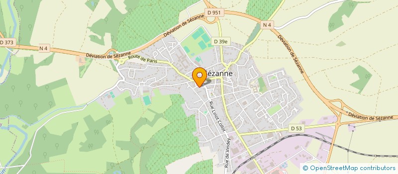 localisation de l'entreprise SCI INVEST'IMMO à SEZANNE