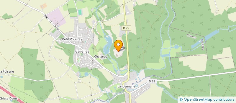 localisation de l'entreprise SCI INVEST'IMMO à CHANCEAUX-SUR-CHOISILLE