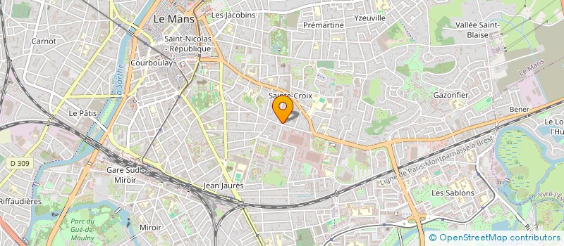 localisation de l'entreprise SCI INVEST IMMO  LE MANS