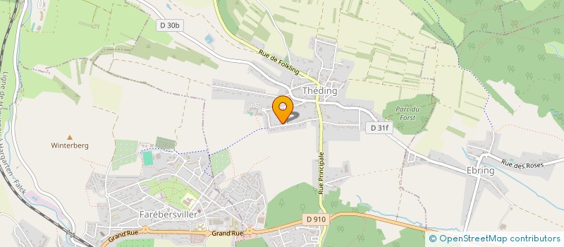 localisation de l'entreprise SCI INVEST'IMMO  THEDING