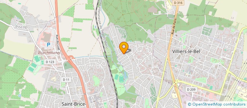localisation de l'entreprise SCI INVEST IMMO  SARCELLES