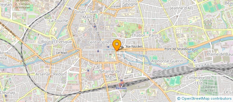 localisation de l'entreprise SCI INVEST IMMO INDUSTRIE  RENNES