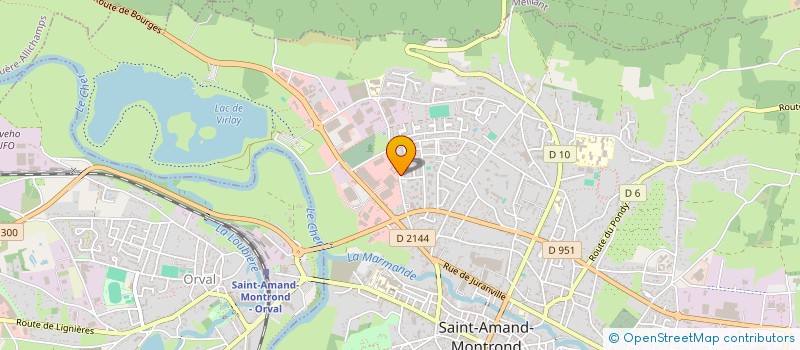 localisation de l'entreprise SCI INVEST IMMOBILIER  SAINT-AMAND-MONTROND