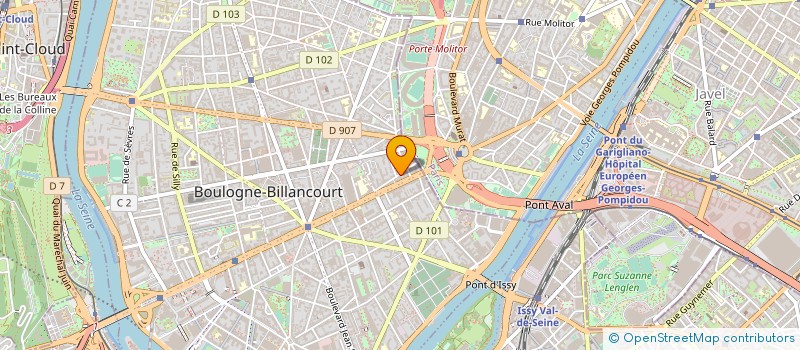localisation de l'entreprise SCI INVEST IN RIVIERA à BOULOGNE-BILLANCOURT